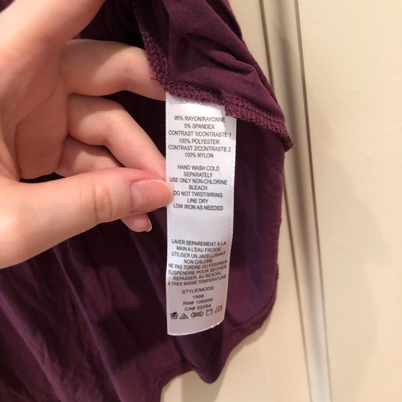 High-Low Lace Sleeve Blouse - Picture 7 of 7